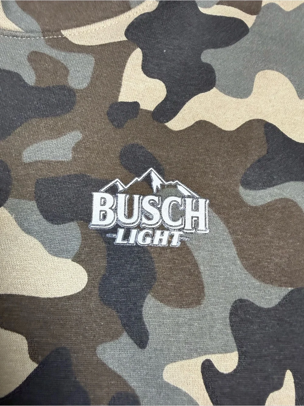 NWT Buckhorn River Busch Light Camo Hoodie Men’s 2XL Hunting Outdoors Deer